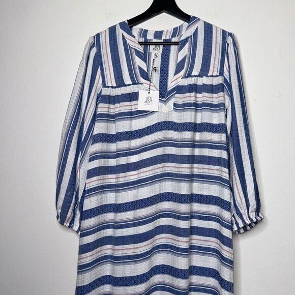 dRA Los Angeles Striped Boho Dress Womens Size Medium - Picture 5 of 8